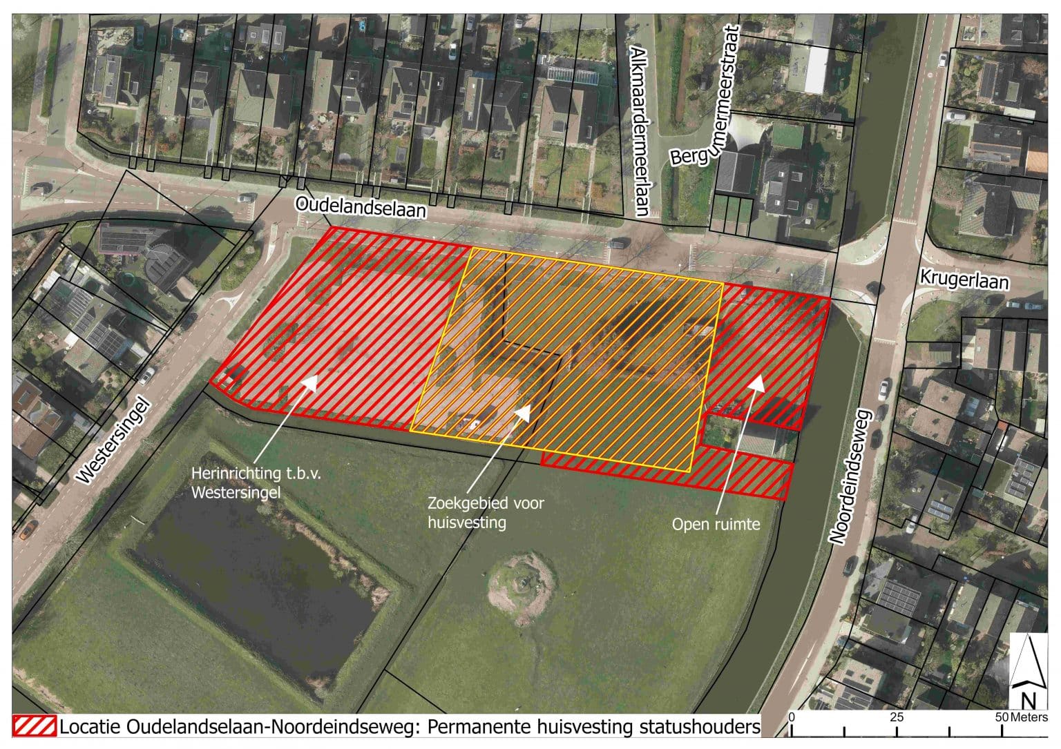 Locatie Oudelandselaan/Noordeindseweg bouwplan